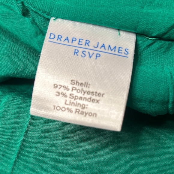 Size XS: Draper James Puff Sleeve Fit & Flare Mini Dress in Green, NWT - Picture 6 of 7